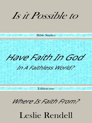cover image of Have Faith In God